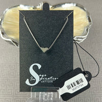 Stainless Steel Dainty Heart Pendant w/Stainless Steel Box Chain Necklace