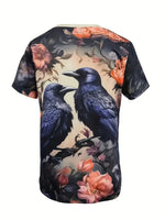 Two Ravens Shirt 100% Polyester: Sizes S, M, L, XL, XXL