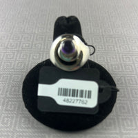 Amethyst Quartz Cabochon Swirl Ring - Size 7.5