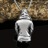 Stainless Steel Jacket Pendant w/Stainless Steel Chain
