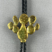 Heliotrope-Spring Winders-Local Artist Bolo Tie: Prickly Pear Cactus