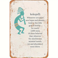 8x12 Aluminum Sign:  Kokopelli Dream