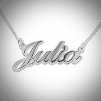 Name Necklace - Script Font - 0 to 7 Characters - Large Version