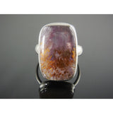 Cacoxenite Sterling Silver Ring - Size 9.0