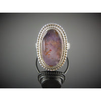 Cacoxenite Sterling Silver Ring - Size 6.5
