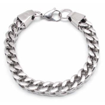 Cube Link Stainless Steel Chain Bracelet