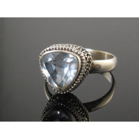 Alexandrite (Lab) Sterling Silver Ring - Size 8.75