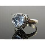 Alexandrite (Lab) Sterling Silver Ring - Size 8.75