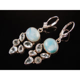 Larimar & Blue Topaz Sterling Silver Earrings