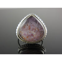 Cacoxenite Sterling Silver Ring – Size 8.0