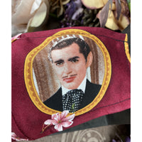 Handsewn Face Cover with Filter Pocket, Bendable Nose Wire, and Adjustable Elastic - Gone With The Wind - Scarlett & Rhett II - 5 Sizes