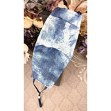 Handsewn Face Cover with Filter Pocket, Bendable Nose Wire, & Adjustable Elastic- California Huntington Beach Santa Monica Pier - 5 Sizes
