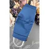 Handsewn Face Cover With Filter Pocket Bendable Nose Wire - United States Navy Themed Ribbon - 5 Sizes
