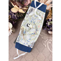 Handsewn Face Cover with Filter Pocket, Bendable Nose Wire, & Adjustable Elastic - Wildlife Birds - 5 Sizes