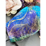 Handsewn Face Cover with Filter Pocket, Bendable Nose Wire, and Adjustable Elastic - Cool Golden Breeze - 5 Sizes