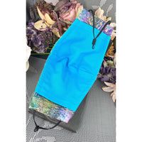 Handsewn Face Cover with Filter Pocket, Bendable Nose Wire, and Adjustable Elastic - Cool Golden Breeze - 5 Sizes