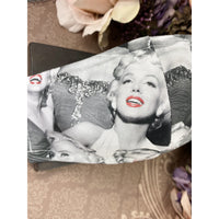Handsewn Face Cover with Filter Pocket, Bendable Nose Wire, & Adjustable Elastic - Marilyn Monroe - 5 Sizes