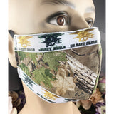 Handsewn Face Cover With Filter Pocket Bendable Nose Wire - United States Navy Seals - 5 Sizes