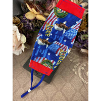 Handsewn Face Cover with Filter Pocket, Bendable Nose Wire, & Adjustable Elastic - U.S. Army Themed Fabric  - 5 Sizes