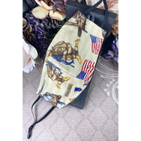 Handsewn Face Cover with Filter Pocket, Bendable Nose Wire, & Adjustable Elastic - U.S. Army Special Forces  - 5 Sizes
