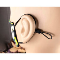 Handsewn Face Cover with Filter Pocket,  Bendable Nose Wire, & Adjustable Elastic - Game Controller - 5 Sizes