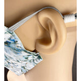 Handsewn Face Cover with Filter Pocket, Bendable Nose Wire, and Adjustable Elastic - Diamonds - 5 Sizes