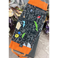Handsewn Face Cover with Filter Pocket, Bendable Nose Wire, Adjustable Elastic, & Pre-Washed - Math Genius - 5 Sizes