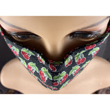 Handsewn Face Cover, Filter Pocket, Bendable Nose Wire, & Pre-Washed - Cherries - 5 Sizes