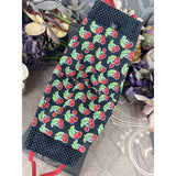 Handsewn Face Cover, Filter Pocket, Bendable Nose Wire, & Pre-Washed - Cherries - 5 Sizes