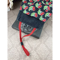 Handsewn Face Cover, Filter Pocket, Bendable Nose Wire, & Pre-Washed - Cherries - 5 Sizes