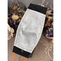 Handsewn and Machine-Embroidered Face Cover with Filter Pocket, Bendable Nose Wire, & Adjustable - Abbey Road - 5 Sizes