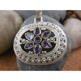 Sterling Silver Amethyst Necklace