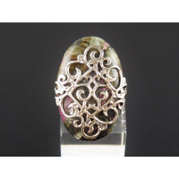 Eudalyte Sterling Silver Ring - Size 6.5