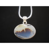Dendritic Agate Sterling Silver Pendant/Necklace