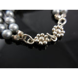 Sterling Silver Labradorite & Pearl Double-Strand Necklace