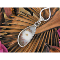 Dendritic Agate & Smoky Topaz Pendant/Necklace