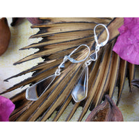Montana Agate & Smoky Topaz Sterling Silver Earrings