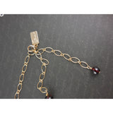 Gold-Filled Garnet Gemstone Necklace