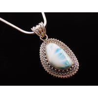 Larimar Sterling Silver Pendant/Necklace