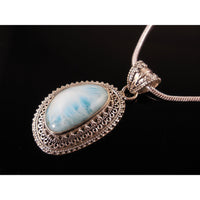 Larimar Sterling Silver Pendant/Necklace