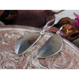 Brown Sapphire Sterling Silver Earrings