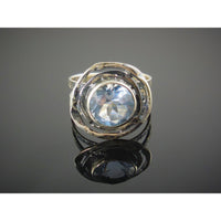 Alexandrite (Lab) Sterling Silver Ring - Size 8.75