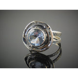 Alexandrite (Lab) Sterling Silver Ring - Size 8.75