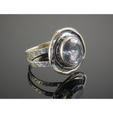 Alexandrite (Lab) Sterling Silver Ring - Size 8.75