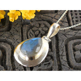 Labradorite Sterling Silver Pendant/Necklace