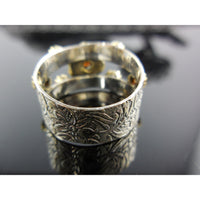 Carnelian Gemstone Sterling Silver Ring - Size 8