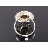 Smoky Quartz Sterling Silver Ring - Size 5.75