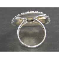 Garnet Gemstone Sterling Silver Ring - Size 7.0