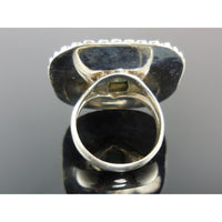 Turquoise Sterling Silver Ring - Size 4.75