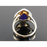 Lapis Sterling Silver Ring - Size 7